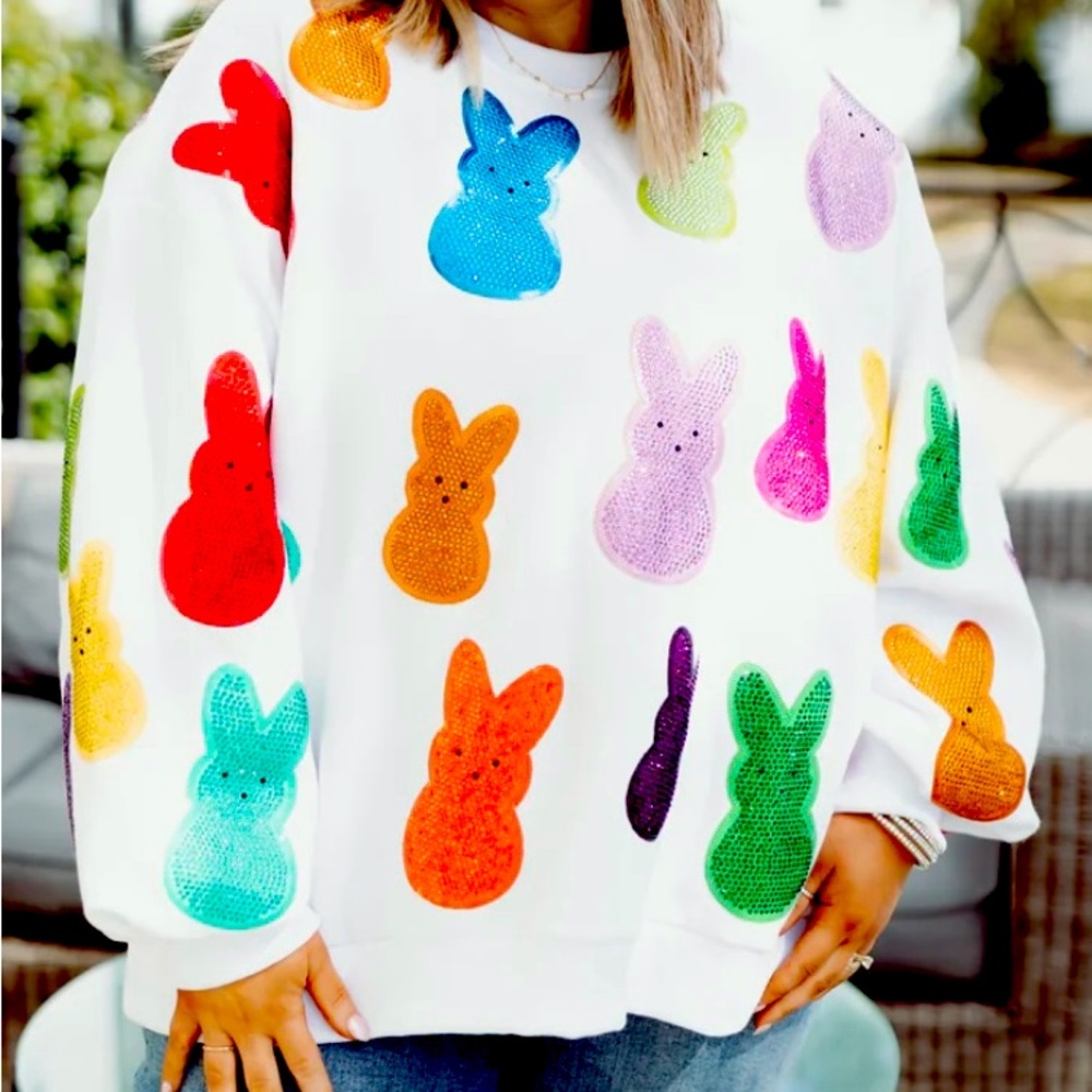 Queen of Sparkles Peeps Sweatshirt